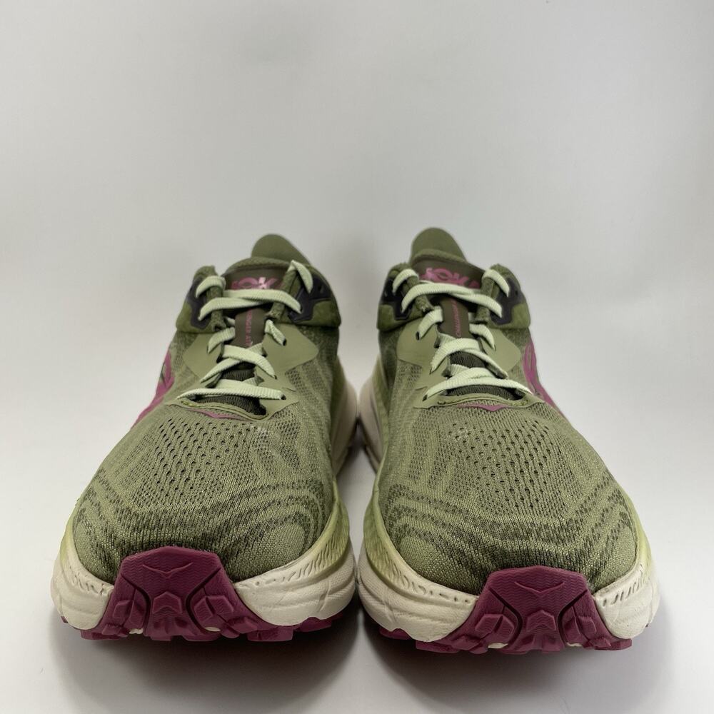 Hoka One One Challenger ATR 7 Trail Running Shoes Womens Size 9D Wide Olive - Picture 2 of 11